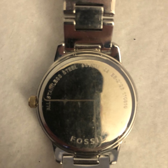 Fossil ES 2128 Gold & Silver Toned Bracelet - Picture 3 of 3